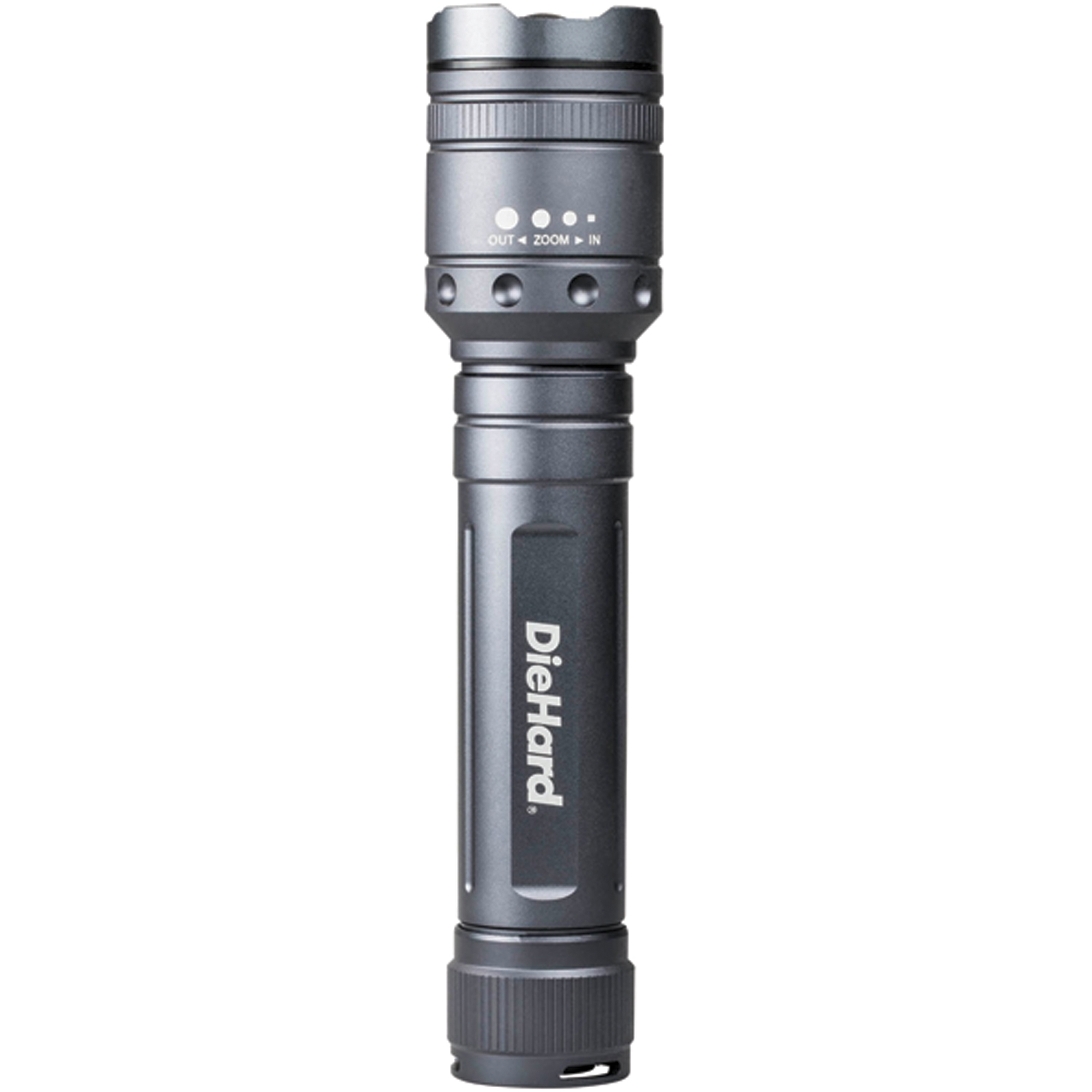 DieHard, Twist Focus Flashlight, Light Output 2400 lumen, Light Bulb Type LED, Watts 34 Model# 41-6124